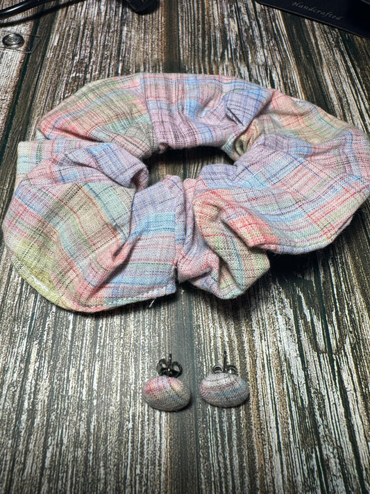 Scrunchie & Earring Set